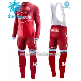 Tenue Maillot M/L + Collant à Bretelles 2017 Team Katusha-Alpecin Hiver Thermal Fleece N001